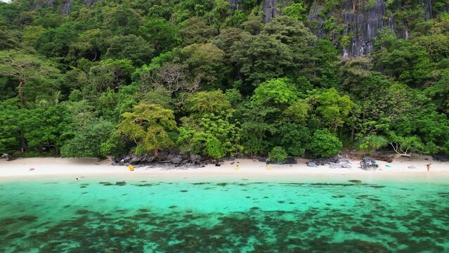 Drone footage of Philippines beaches captures the mesmerizing beauty of this tropical paradise. From the crystal-clear turquoise waters to the pristine white sandy shores.