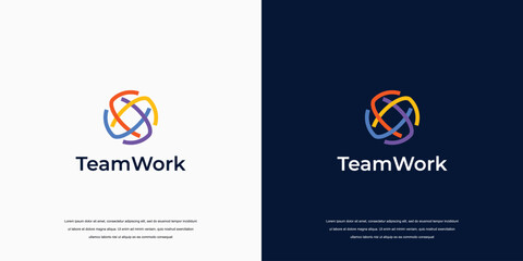 creative community logo, teamwork logo design inspiration