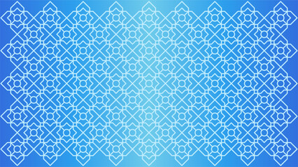 Islamic pattern vector illustration for islam celebration. Islamic pattern for ramadan, eid, mubarak, eid al fitr and eid al adha. Shiny arabesque pattern for muslim culture and islam religion