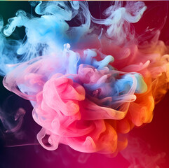 Fototapeta premium Multicolour Smoke
