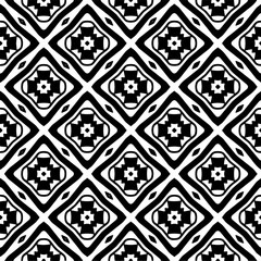 Vector monochrome pattern, Abstract texture for fabric print, card, table cloth, furniture, banner, cover, invitation, decoration, wrapping.seamless repeating pattern. Black  color.