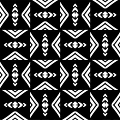 Vector monochrome pattern, Abstract texture for fabric print, card, table cloth, furniture, banner, cover, invitation, decoration, wrapping.seamless repeating pattern. Black  color.