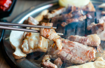 Korean traditional grilled BBQ food