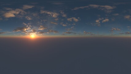 Fototapeta premium Beautiful 360° HDR sky maps in 4K resolution for 3d & cinema 4d