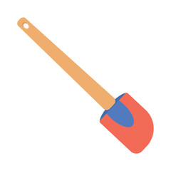 Dishes. Kitchen spatula for turning food.