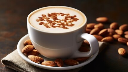 Coffee with almond milk, Generative AI