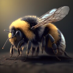 A bee portrait