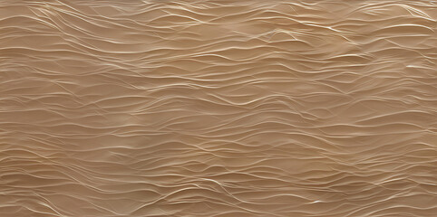Obraz premium Textured paper background from a brown sheet of crumpled paper.