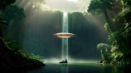 Landscape With UFOs The Sky