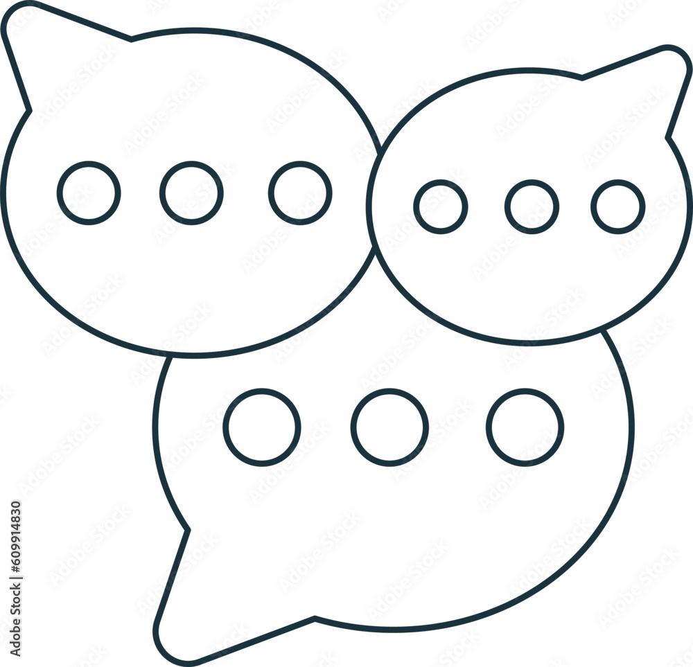 Poster discourse icon. monochrome simple sign from speech collection. discourse icon for logo, templates, w