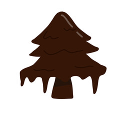 A lovely chocolate Christmas tree