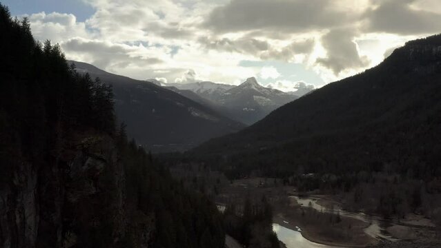Shadowed Wonders: Exploring the Silhouette Beauty of the Slocan River Valley