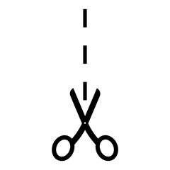 "scissors" / "cut here" icon
