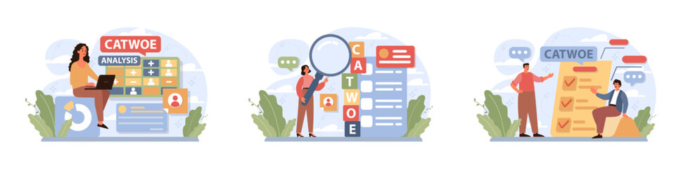 CATWOE technique set. Modern approach to understanding the various