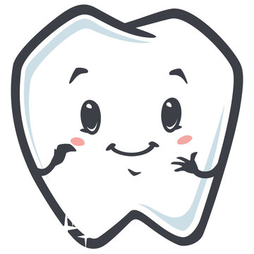 Cartoon Baby Tooth