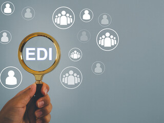 EDI concepts for searching, exchanging information between organizations or teams on a corporate network or the Internet. electronic data Safe and reliable
