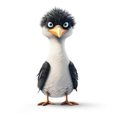 Cute 3D Cormorant