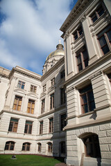 Fototapeta na wymiar Georgia state capitol building in Atlanta, Georgia.