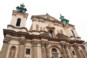 Fototapeta na wymiar Church Of St Anne in Krakow, Poland