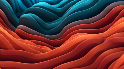 Colorful wavy ackground