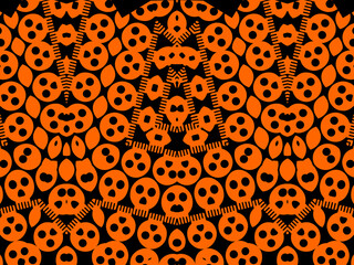 Abstract background with skull motif. Luxury abstract design. Modern Exclusive Design. Creative elegant design for your art projects.