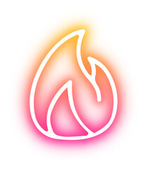 Collection of Flame neon