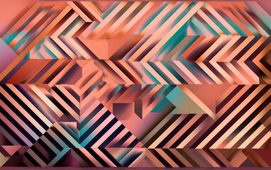 OP art abstract background,created with generative ai tecnology.