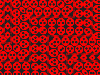 Fototapeta na wymiar Abstract background with skull motif. Luxury abstract design. Modern Exclusive Design. Creative elegant design for your art projects.