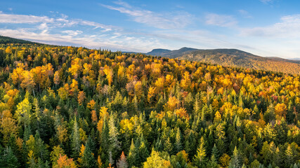 Autumn colors from the Height of Land area on the Rangeley Lakes Scenic Byway - Maine