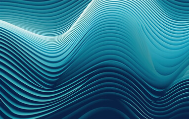 Naklejka premium Blue curve abstract background,created with generative ai tecnology.