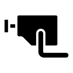 Fototapeta premium engine glyph 