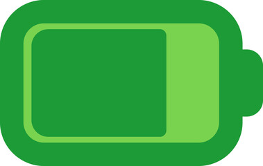 battery electric clean energy simple flat icon
