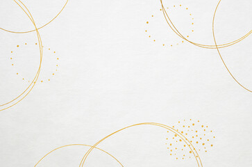Abstract modern Japanese paper texture for backgrounds and frames. Luxury gold wavy patterned Japanese washi paper texture. 