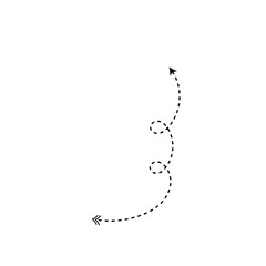 Arrow Dashed Line