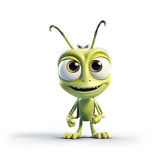 3D Cute Grasshopper