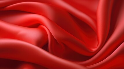 Obraz premium red silk fabric background
