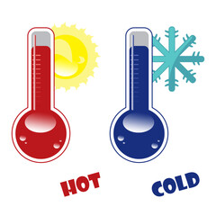 thermometer icon set