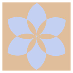 Bauhaus geometric mosaic vector illustration. abstract background, design element. simple aesthetic retro design