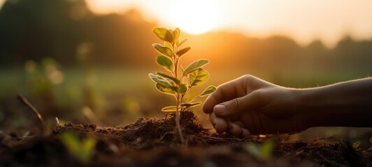 Fototapeta premium sprout young plant with generative ai