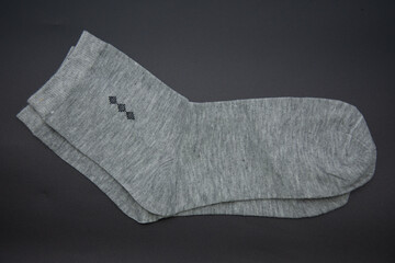 Pair of  gray  male socks 39-42