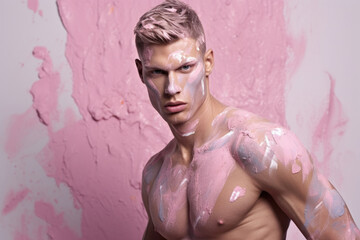 Refreshed Palette Flesh reinked with vitality ready to make an impact.. AI generation