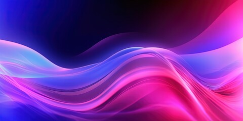 Neon colors flow, grainy texture effect, purple pink blue color gradient background blurred futuristic banner design