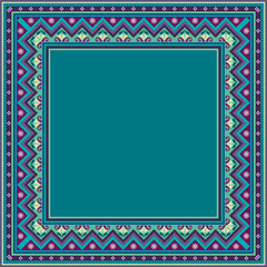 Vector abstract decorative ethnic ornamental illustration