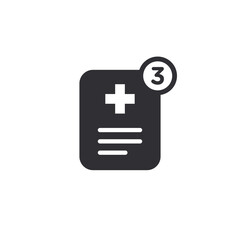 Medical card. Medical insurance. Medical record. Medical diagnosis. Reminder. Profile icon. Document icon.  Personal document. Identification card. Doctor id. Id card. Medicine chest. Sick leave. Care