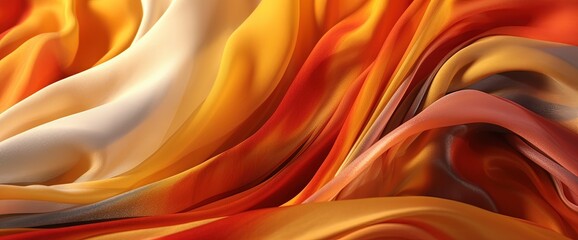 Obraz premium Abstract background with waves. AI generated art illustration.