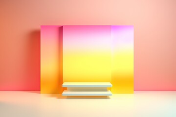 Background with stripes. AI generated art illustration.