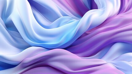 Obraz premium Silk fabric background. AI generated art illustration.