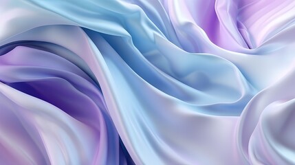 Obraz premium Silk fabric background. AI generated art illustration.