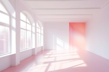 Fototapeta premium Arches of the palace. AI generated art illustration.