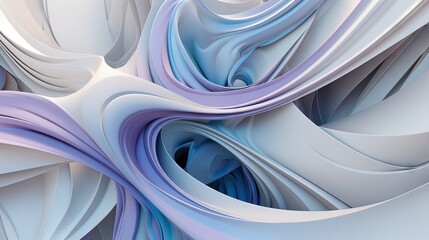 Abstract background with waves. AI generated art illustration.

